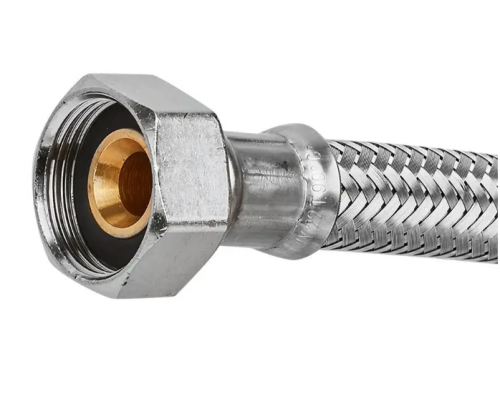 Гибкая подводка для смесителя UNI-FITT МL8х1 - 1/2"100 см удлиненный штуцер DN 6 оплётка из нержавеющая сталь