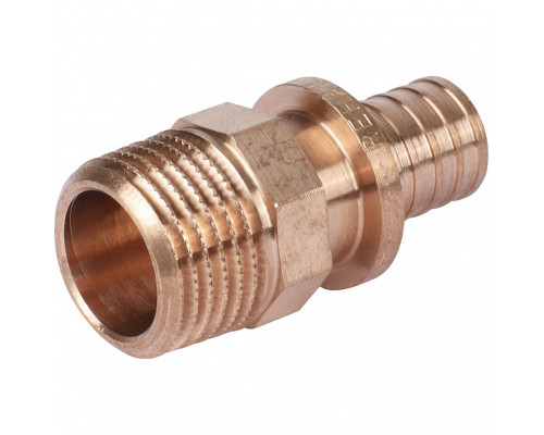 Переходник бронзовый НР RX/RX+, Rehau 16х1/2