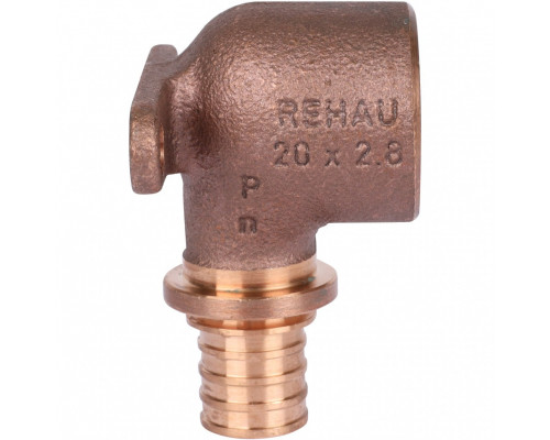 Угольник настенный RAUTITAN RX+ с ВР, Rehau 20 х 3/4 короткий