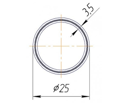 Труба PN20 (GF армированная стекловолокном ) ø25 (¾") х 3.5 Kalde