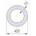 Труба PN25 (Al) Oxi-Supperpipe 20 (½") х 3.4 Kalde